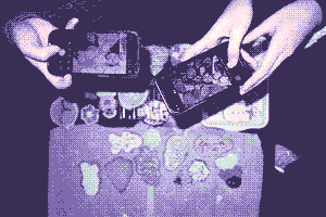 Baking cookies with friends