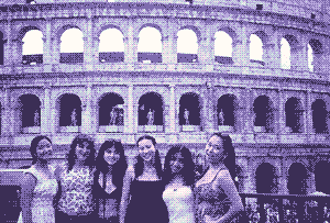 On tour in Italy with the Stanford Wind Symphony